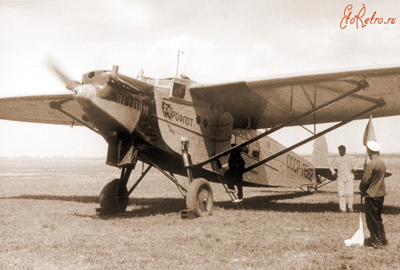 Авиация - Самолёт К-5 конструкции К. Калинина, октябрь 1929 года.
