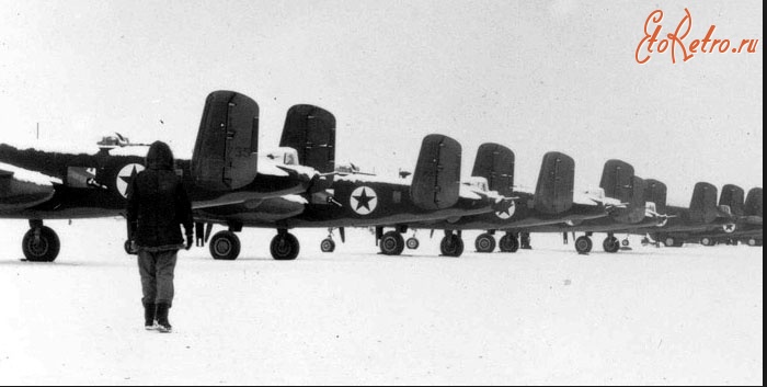 Авиация - Бомбардировщик В-25D-30 