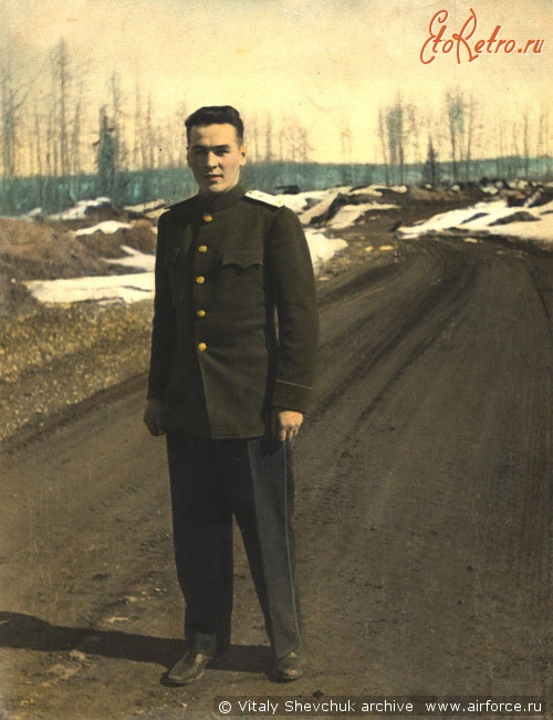 Авиация - 1 ПАП. Техник-лейтенант Шевчук Виталий Андреевич. Алсиб, 1943-1945