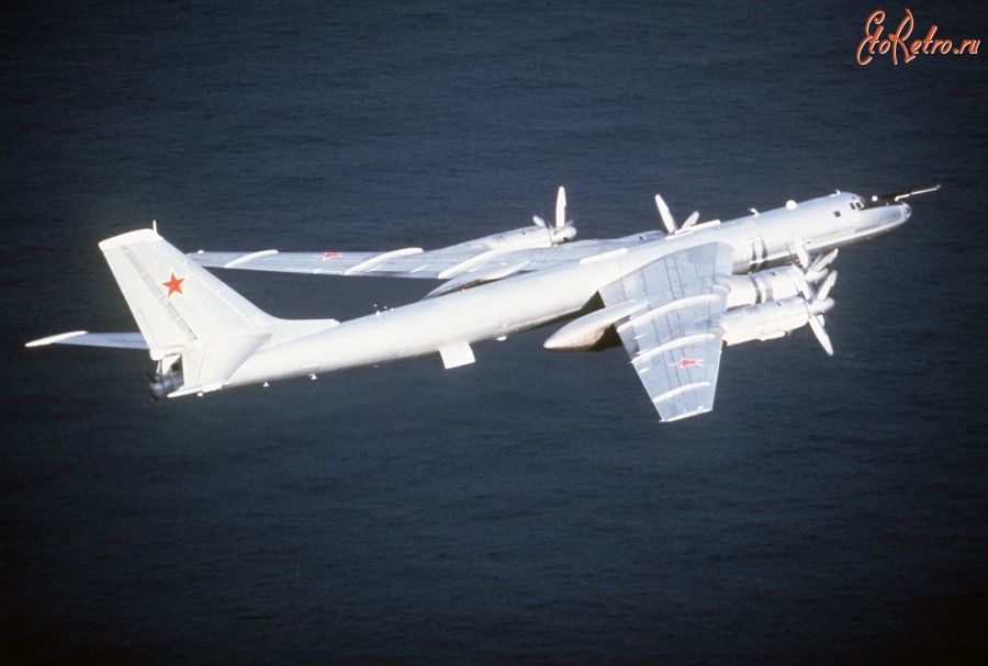 Авиация - Ту-142 в полете