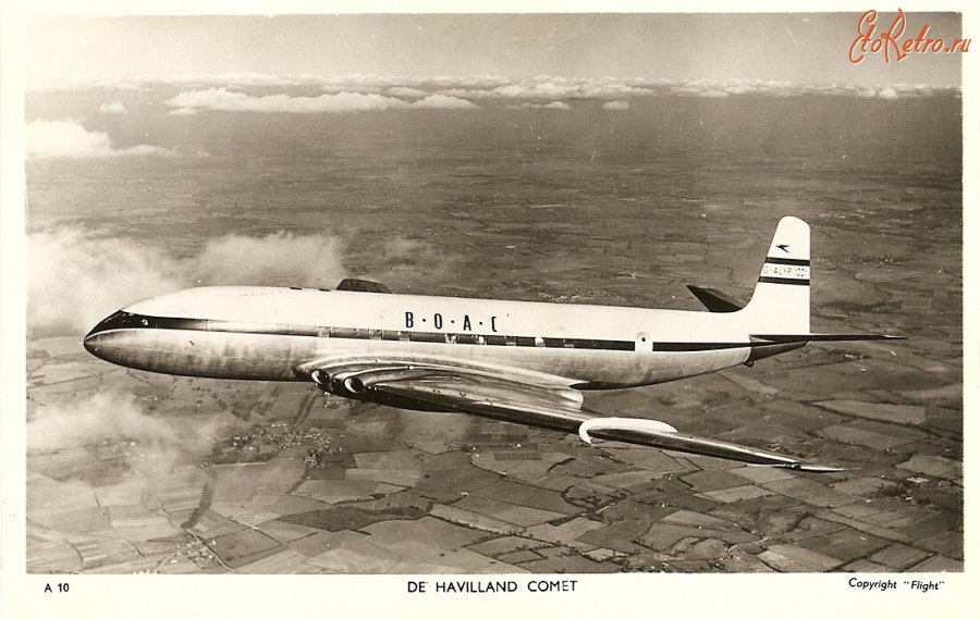 Авиация - Самолёт Хэвилленд комет