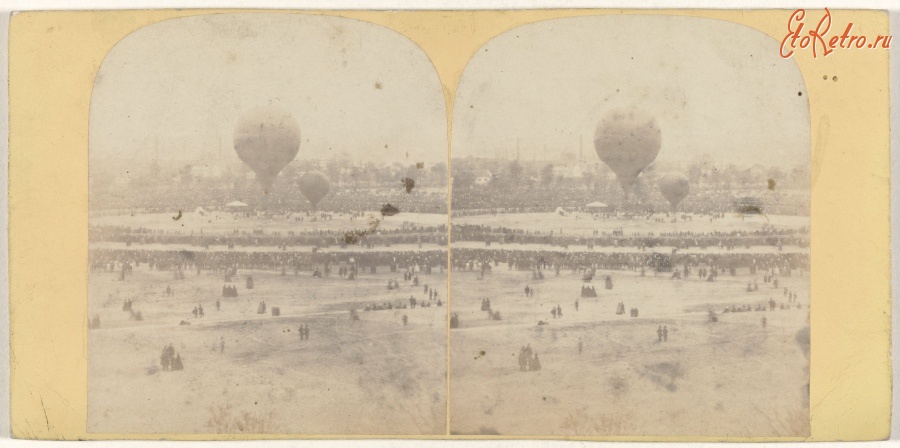 Авиация - Воздушный шар Ле Гиан Феликса Надара 18 августа 1863