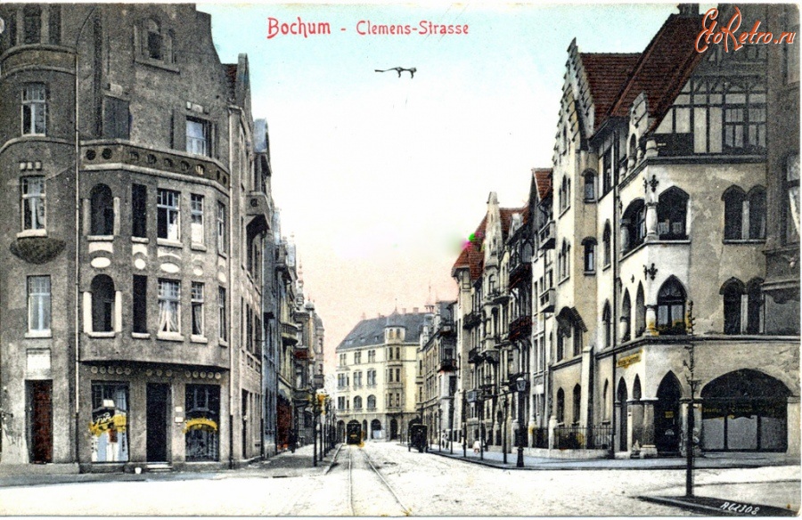 Бохум - Clemensstrasse - 1911