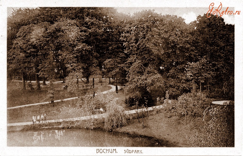 Бохум - Suedpark-teich-1918