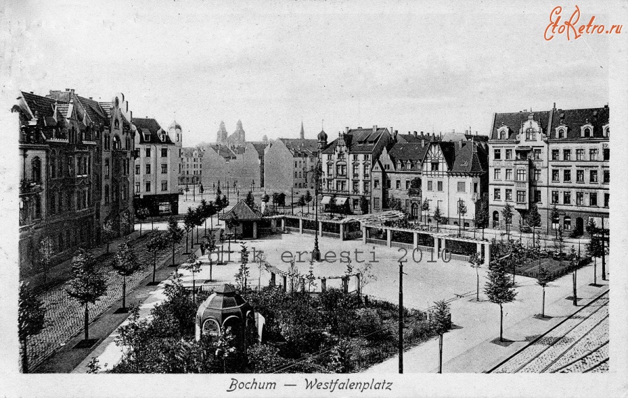 Бохум - Westfalenplatz-gen-sueden-gc 1914