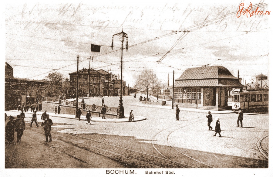 Бохум - Alter-bahnhof-1917