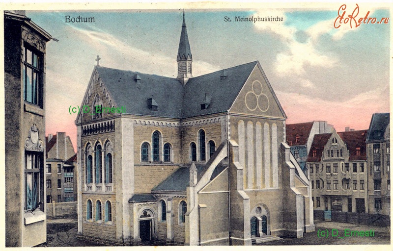 Бохум - Meinolphuskirche-1915-g