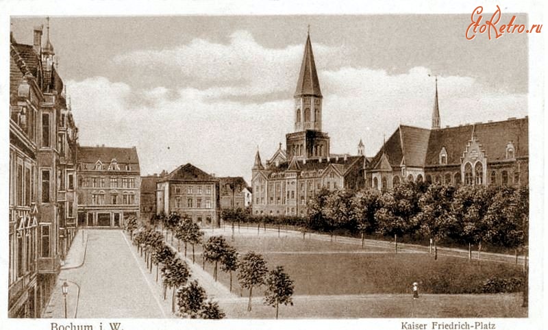 Бохум - Kaiser Friedich-Platz  1920-1925