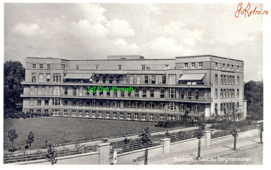 Бохум - Chirurgische-g Neubau um 1930  Хирургия.