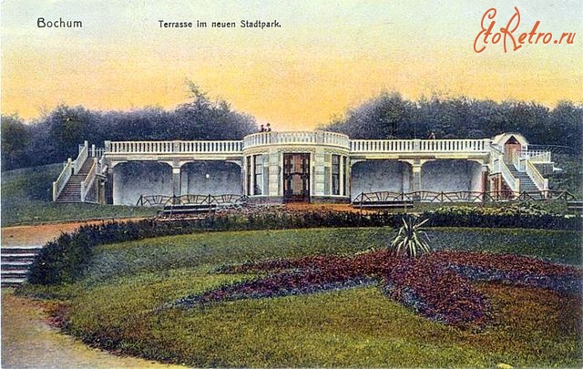 Бохум - Терраса в новом Городском парке 1930-1935 г.