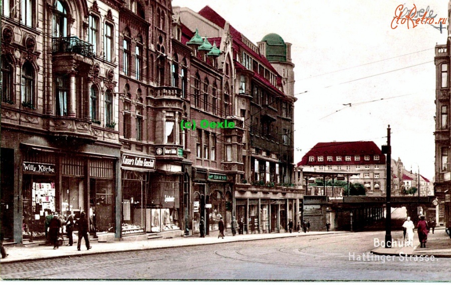 Бохум - 1934 г. ул.Хаттингер.Бохум.