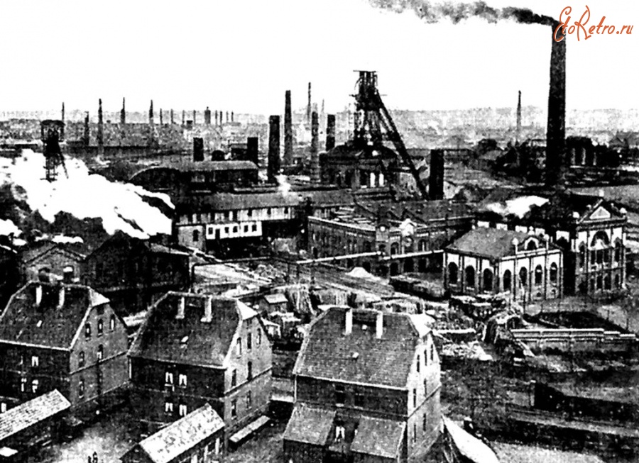 Бохум - Zeche Vollmon in Bochum,around 1900