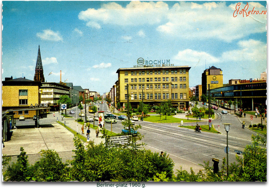 Бохум - Berliner-platz 1960-g.