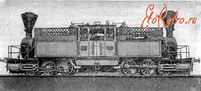 Железная дорога (поезда, паровозы, локомотивы, вагоны) - Танк-паровоз системы Ферли (серия Ф) Коломенского завода