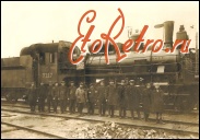 Железная дорога (поезда, паровозы, локомотивы, вагоны) - Работники станции Балашов у паровоза Уч.117