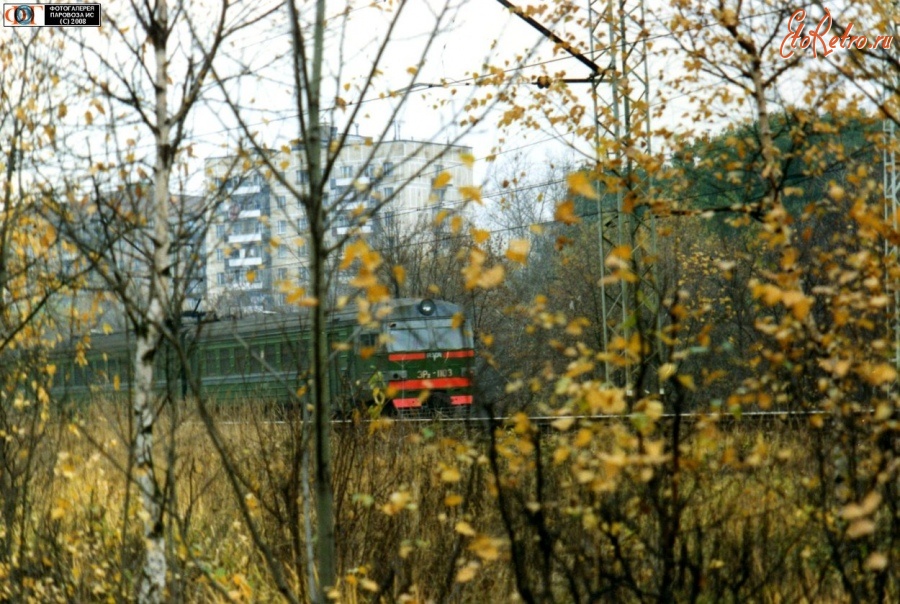 Железная дорога (поезда, паровозы, локомотивы, вагоны) - Поздняя осень.