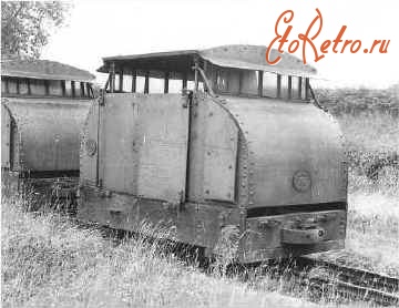 Железная дорога (поезда, паровозы, локомотивы, вагоны) - Узкоколейный бронелокомотив 