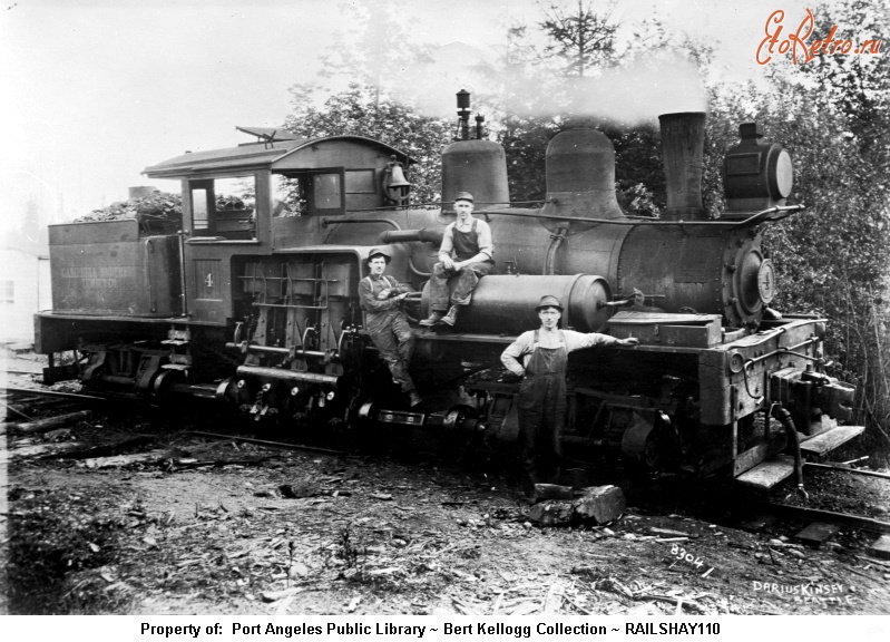 Железная дорога (поезда, паровозы, локомотивы, вагоны) - Паровоз №4 системы Шея,построен в 1916г.