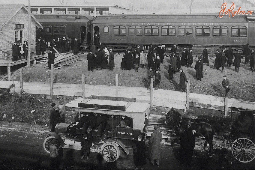 Железная дорога (поезда, паровозы, локомотивы, вагоны) - Станция Оттава,Канада