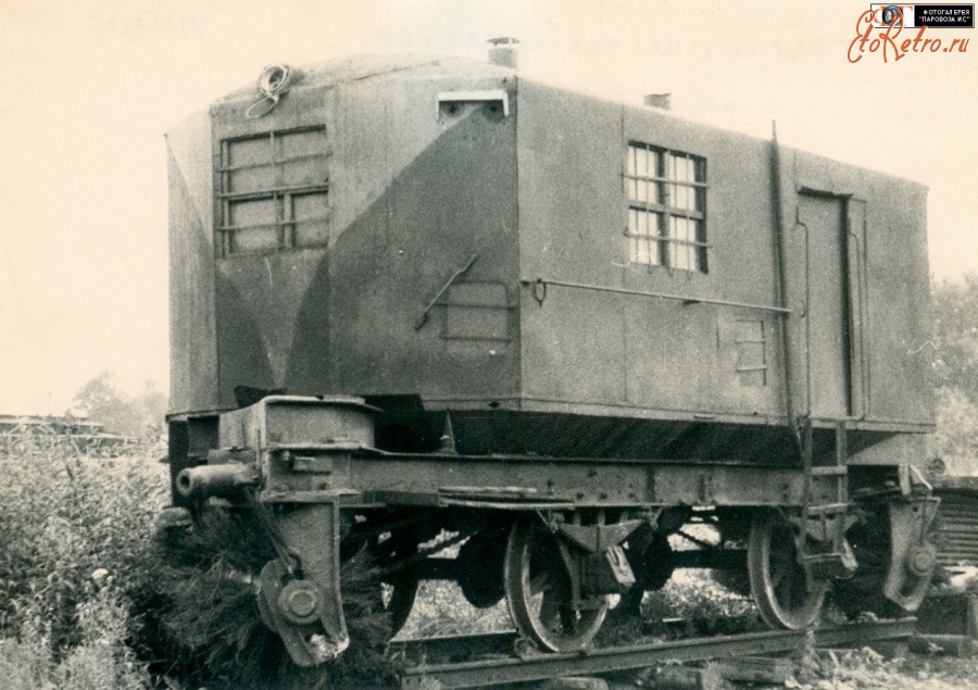 Железная дорога (поезда, паровозы, локомотивы, вагоны) - Снегоочиститель работавший на путях Челябинского кузнечно-прессового завода