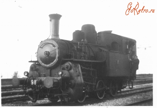 Железная дорога (поезда, паровозы, локомотивы, вагоны) - Танк-паровоз Gruppo 681,Италия