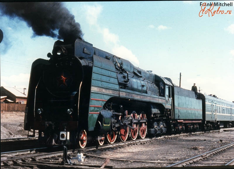 Железная дорога (поезда, паровозы, локомотивы, вагоны) - Паровозы П36 в поездной работе на Забайкальской  ж.д.