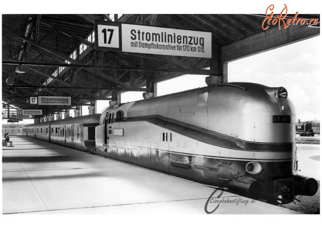 Железная дорога (поезда, паровозы, локомотивы, вагоны) - Скоростной поезд Henschel-Wegmann