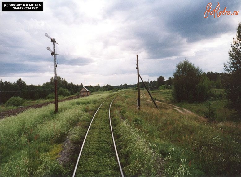 Железная дорога (поезда, паровозы, локомотивы, вагоны) - Входной семафор ст.Чагода,Вологодская область
