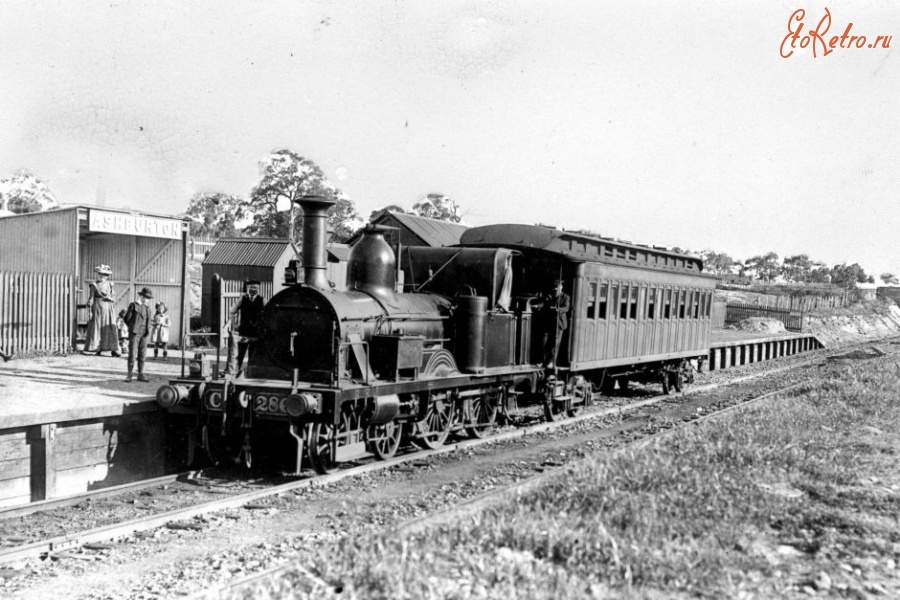 Железная дорога (поезда, паровозы, локомотивы, вагоны) - Станция Эшбертон