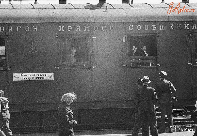 Железная дорога (поезда, паровозы, локомотивы, вагоны) - Вагон международного поезда Ленинград-Хельсинки