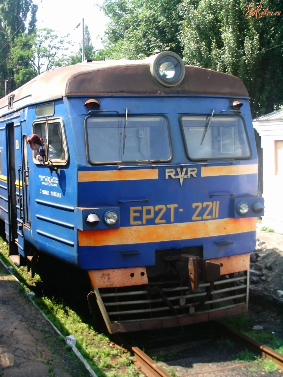 Железная дорога (поезда, паровозы, локомотивы, вагоны) - Электропоезд ЭР2Т-2211