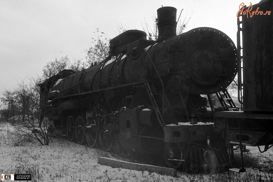 Железная дорога (поезда, паровозы, локомотивы, вагоны) - Паровоз ФД20-903 в депо Чаплино