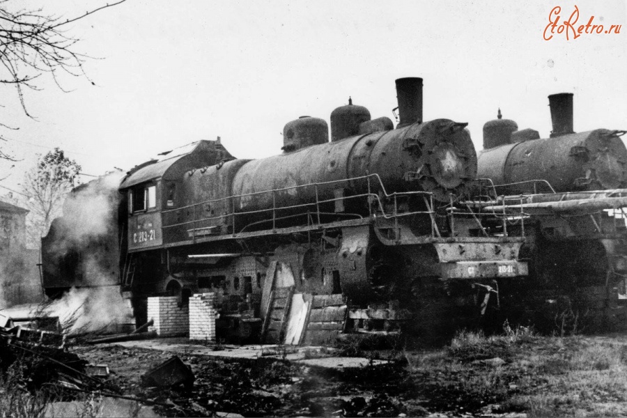 Железная дорога (поезда, паровозы, локомотивы, вагоны) - Паровозы на отоплении