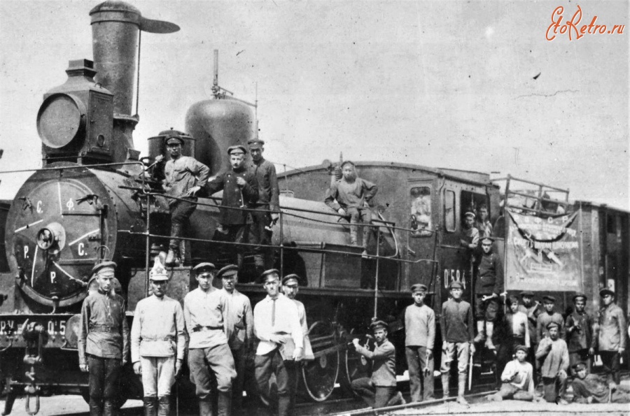 Железная дорога (поезда, паровозы, локомотивы, вагоны) - Паровоз Ов-584