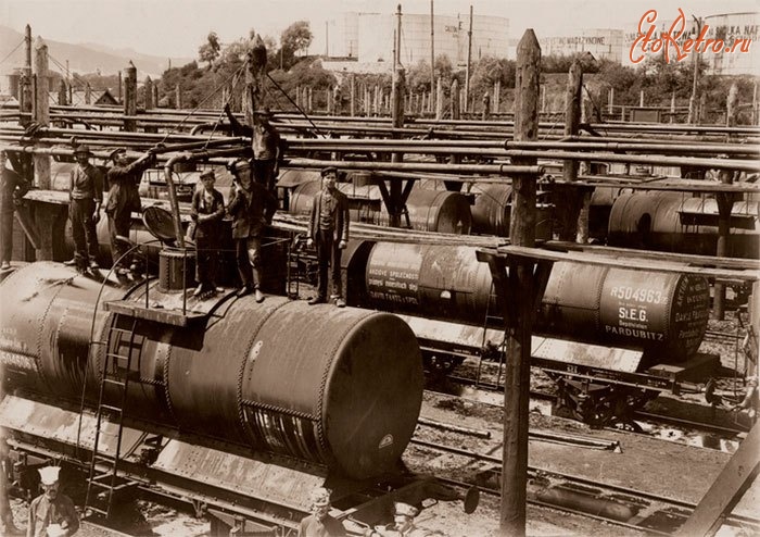 Железная дорога (поезда, паровозы, локомотивы, вагоны) - Залiзнична станцiя в Бориславi