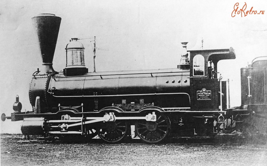 Железная дорога (поезда, паровозы, локомотивы, вагоны) - Первый паровоз Невского завода