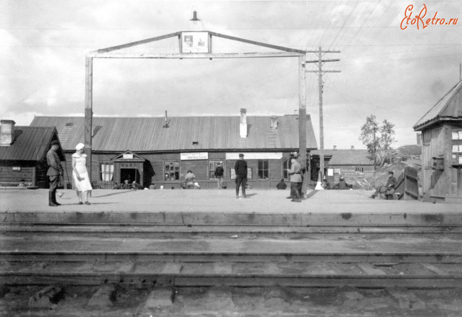 Железная дорога (поезда, паровозы, локомотивы, вагоны) - Вокзал ст.Биробиджан