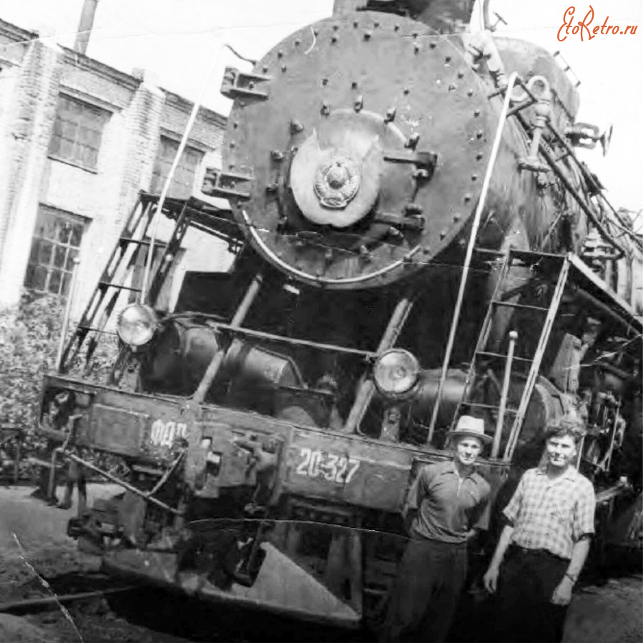 Железная дорога (поезда, паровозы, локомотивы, вагоны) - Пассажирский паровоз ФДп20-437