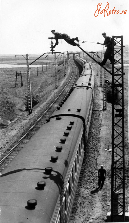 Железная дорога (поезда, паровозы, локомотивы, вагоны) - Электрификация линии Ростов-Лихая-Россошь