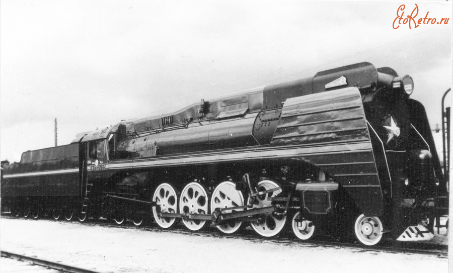 Железная дорога (поезда, паровозы, локомотивы, вагоны) - Пассажирский паровоз П36-0082
