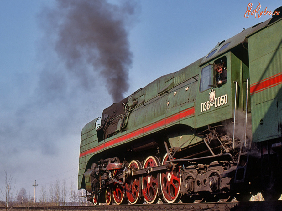 Железная дорога (поезда, паровозы, локомотивы, вагоны) - Паровоз серии П36-0050