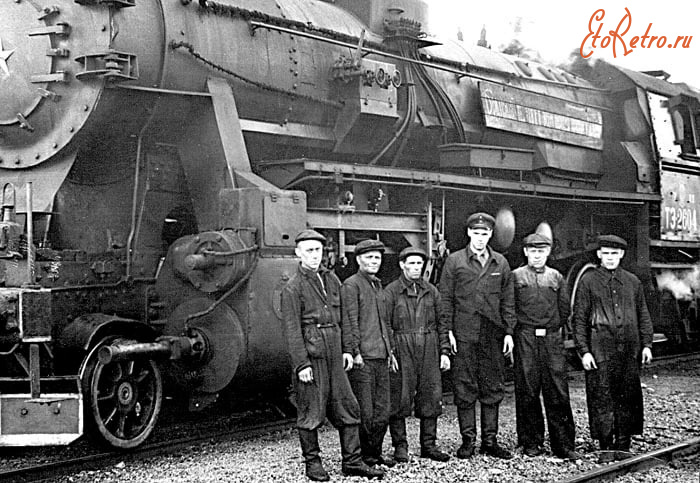 Железная дорога (поезда, паровозы, локомотивы, вагоны) - Паровоз ТЭ-2604 Гайнокайской ж.д.