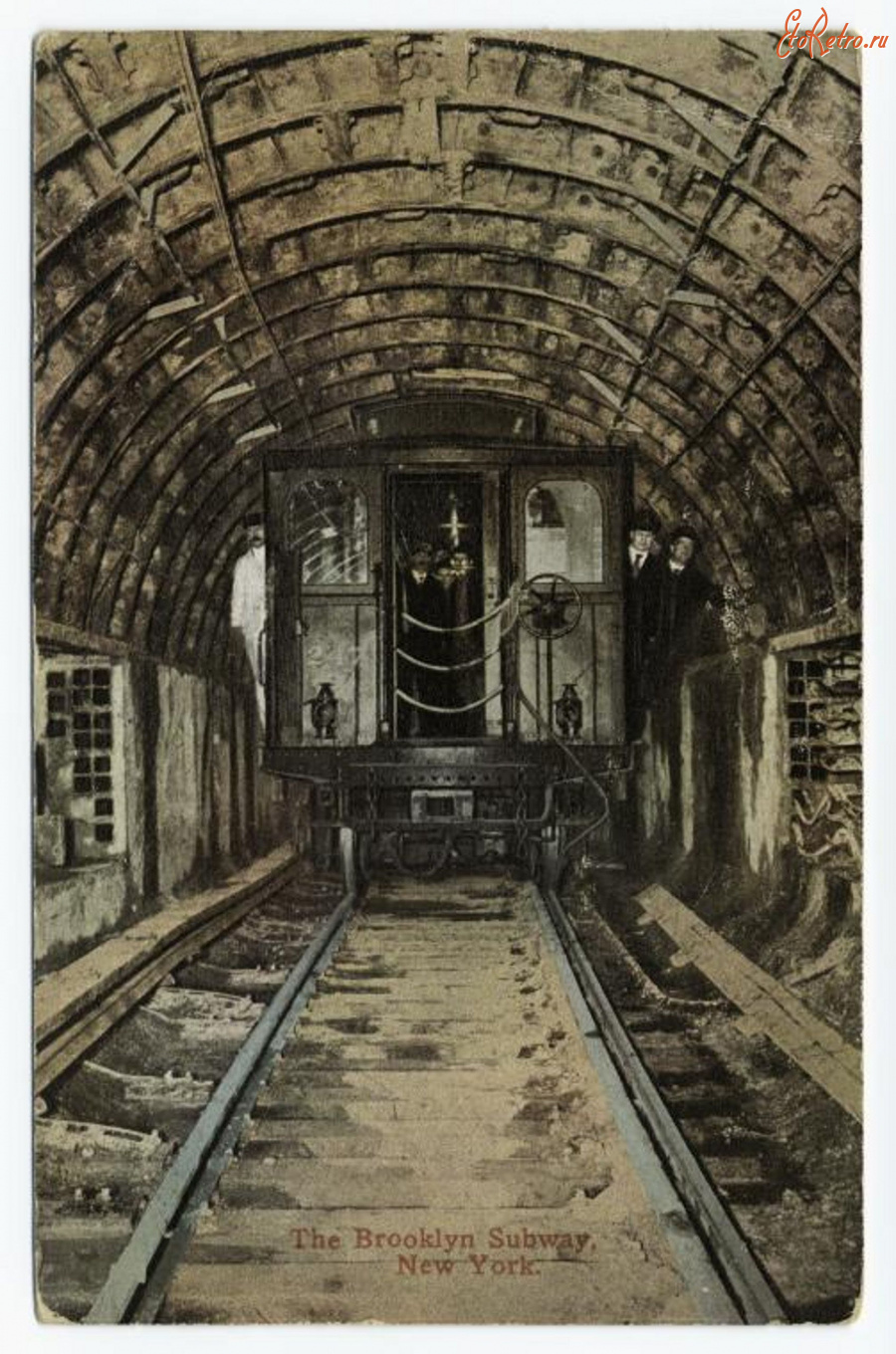 Железная дорога (поезда, паровозы, локомотивы, вагоны) - Бруклинское метро в Нью-Йорке
