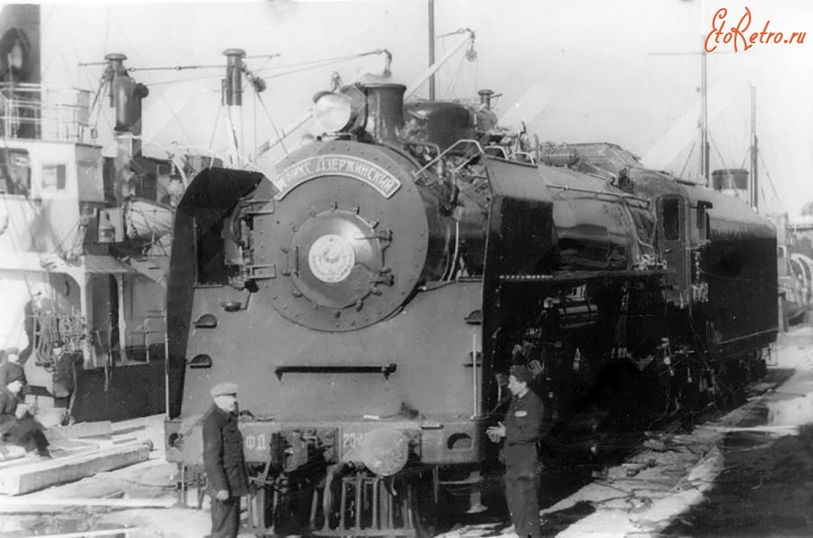 Железная дорога (поезда, паровозы, локомотивы, вагоны) - Паровоз серии ФД20-4331 перед отправкой на Парижскую выставку