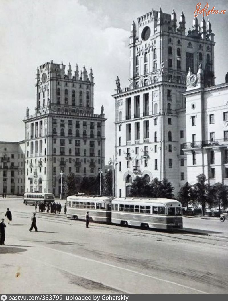 Минск - Привокзальная площадь 1954, Белоруссия, Минск