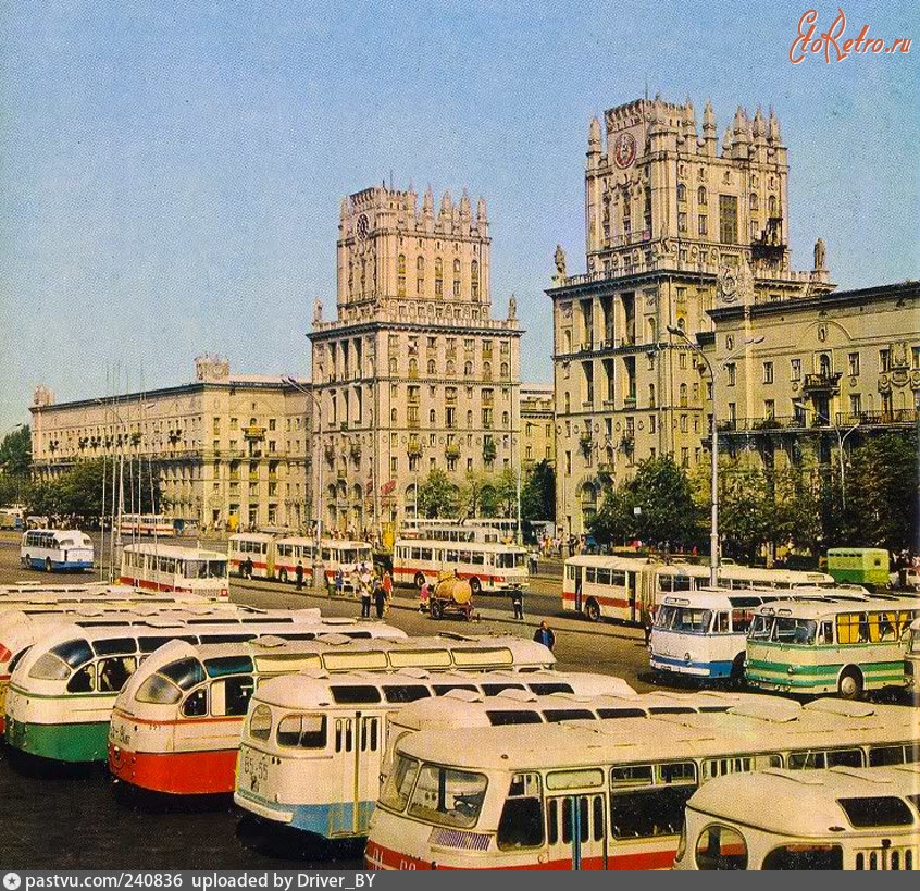 Минск - Прывакзальная плошча 1971—1973, Белоруссия, Минск