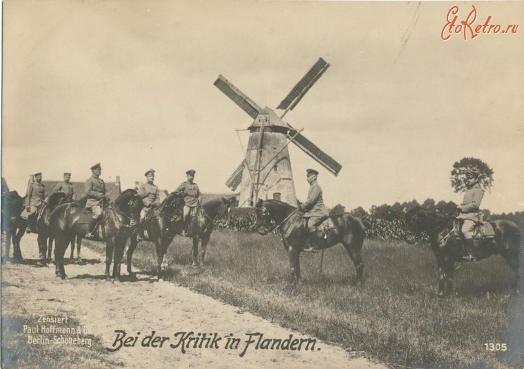 Войны (боевые действия) - Бельгийская кавалерия. Фландрия, 1914-1918