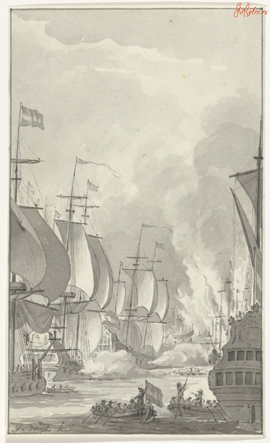 Корабли - Голландские корабли Де Фриде, Сусанна и Пропатрия, 1667