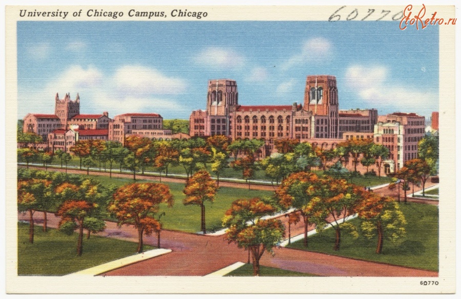 Чикаго - Кампус Чикагского университета, 1930-1945