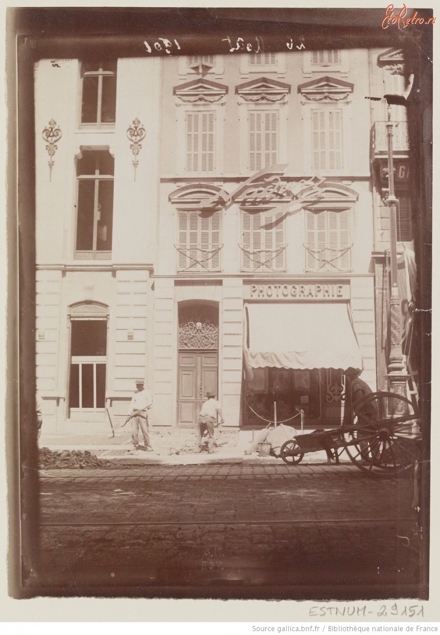 Марсель - Рю де Ноаль, 21. Фотография Надара, 1901